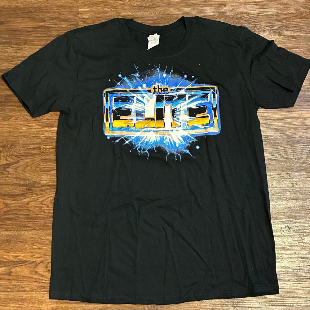 The Elite Bullet Club Shirt Size Large Young Bucks Kenny Omega NJPW AEW TNA